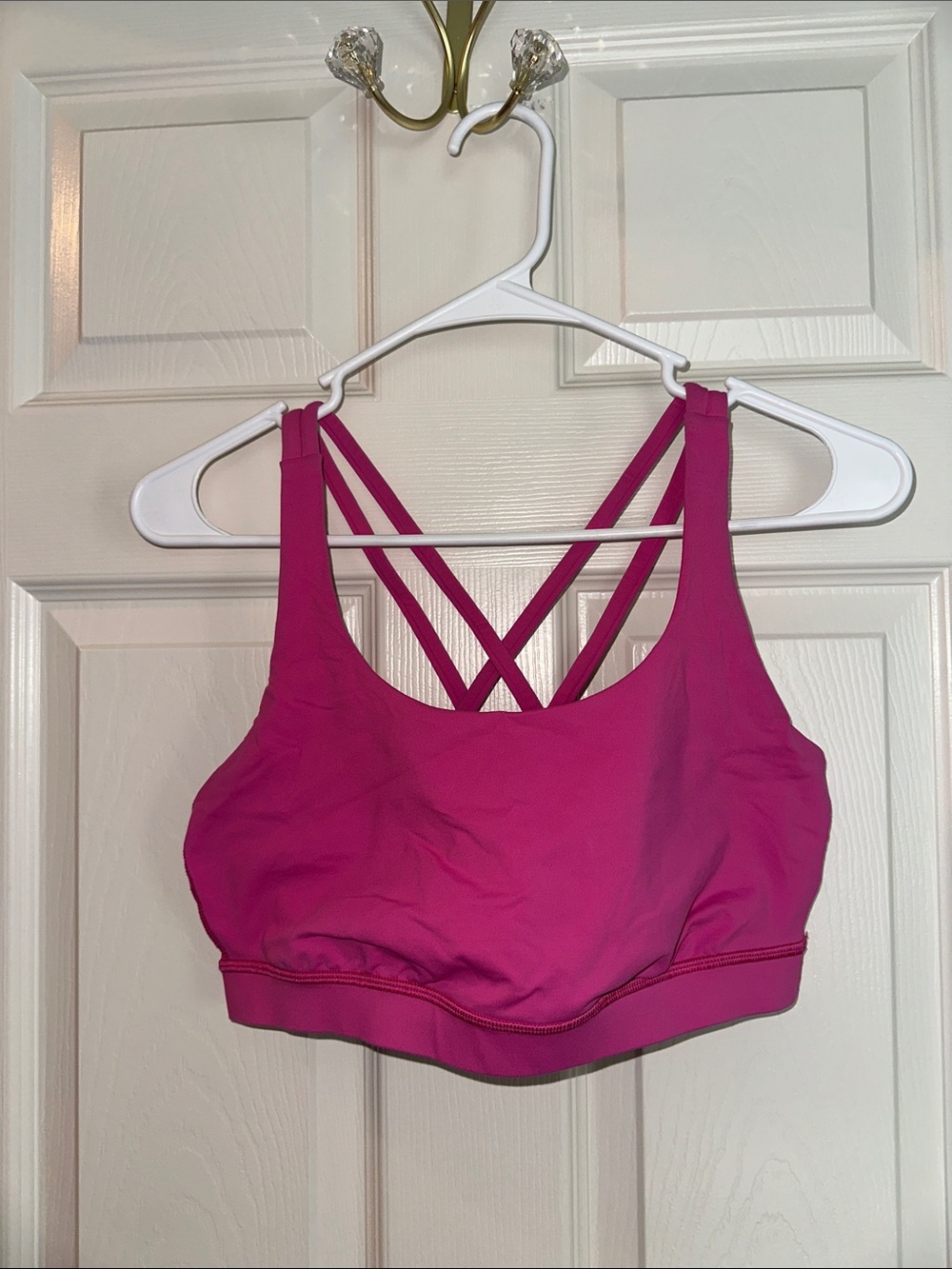 lululemon athletica Fuchsia Strappy Sports Bra